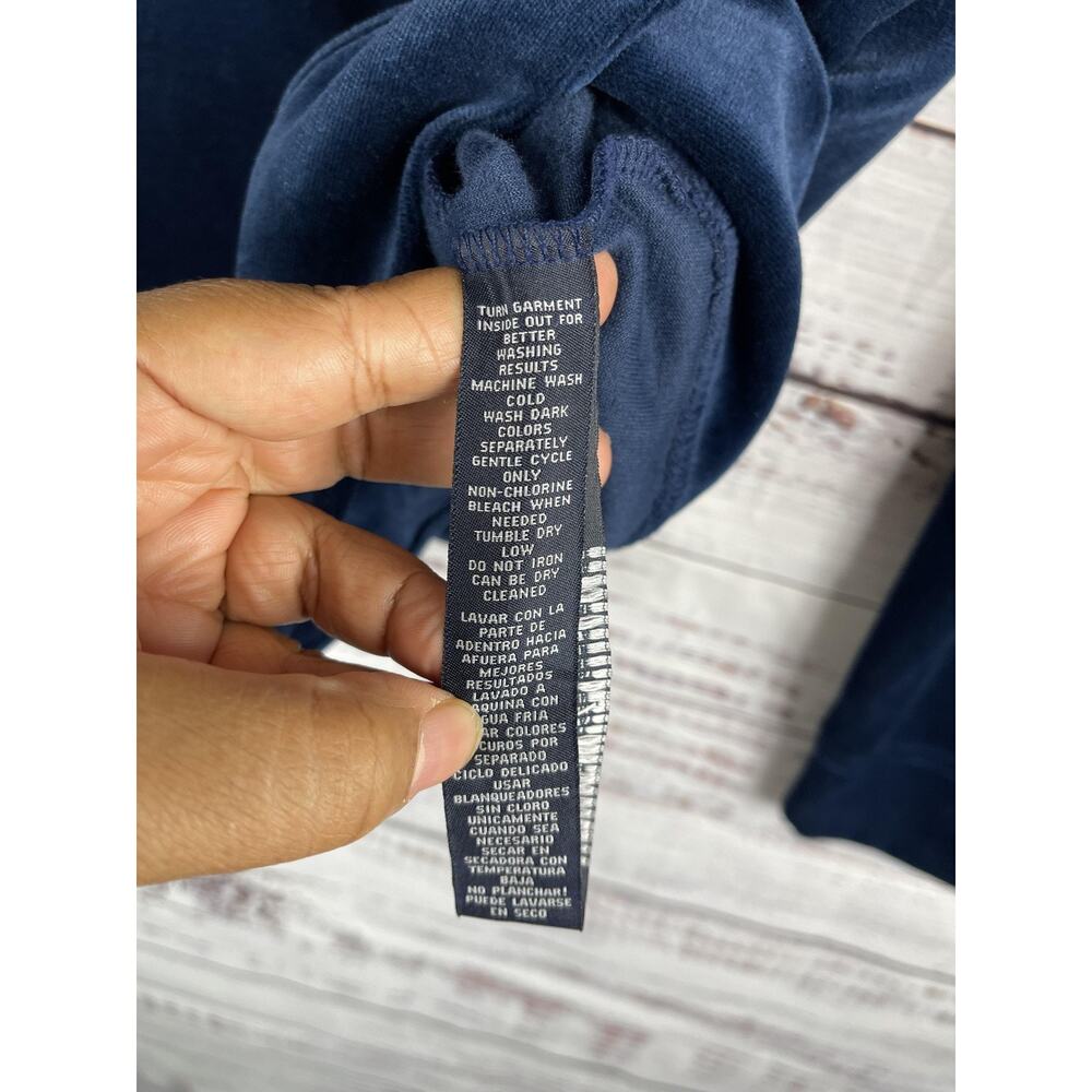 Jones New York Jacket Women's Size M Blue Velour Snap Front Pockets Long Sleeve - Picture 5 of 7